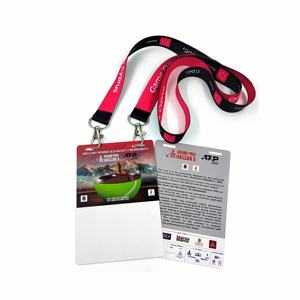 Personalizado <span class=keywords><strong>de</strong></span> plástico duro <span class=keywords><strong>de</strong></span> <span class=keywords><strong>PVC</strong></span> <span class=keywords><strong>de</strong></span> gran tamaño <span class=keywords><strong>de</strong></span> doble ranura evento credencial pase Vip nombre etiqueta Conferencia insignia - Product Image 4