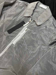 Veste décontractée légère et imperméable pour homme, avec patch brodé boussole, en nylon et métal, coupe ample, réfléchissante et tendance - Product Image 3
