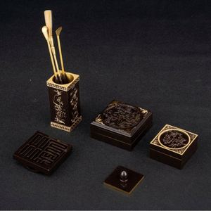 Kit de fabrication d'encens en laiton de haute qualité, 8 pièces, pour brûleur à refoulement, moule à encens, outils et brûleur de poudre, style arabe longue durée - Product Image 3