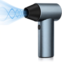 Souffleur de feuilles de jardin de qualité industrielle, électrique, sans fil, moteur sans balais, 90000 tr/min, pression du vent de 500 g, mini souffleur