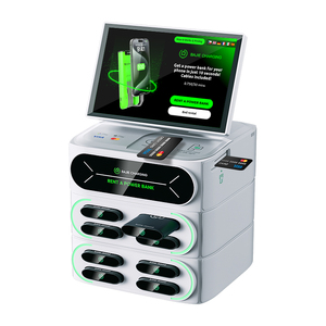 EU High-Capacity 8-Slot Sharing Power Bank Rental Station With LED Display Touch Screen Mobile Charging Vending - Product Image 4