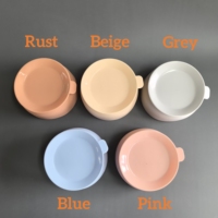 BPA-freies Edelstahl-Fütter-Set für Babys und Kleinkinder, Trinklernbecher mit Rutschfestem Griff, Auslaufsicherer Saugnapf-Silikon-Teller und Schüssel-Set