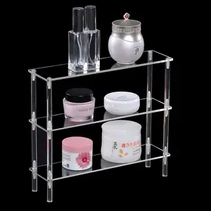 Disassemble multi layers acrylic lipstick nail polish perfume toys figures display rack holder stand