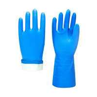 Gants de sécurité antidérapants en nitrile floqués ou non doublés, résistants aux produits chimiques et imperméables