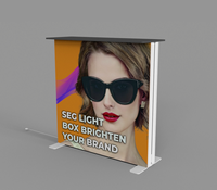 Enseigne lumineuse rectangulaire en PVC LED de haute qualité pour affichage publicitaire intérieur, personnalisable, alimentation CA haute performance
