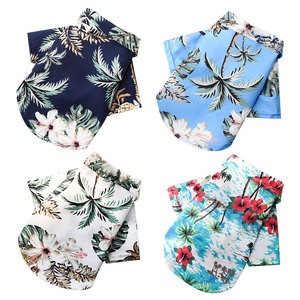 Abbigliamento per Cani Stile Hawaiano, Camicie Estive da Spiaggia per Cani Piccoli e Medi, Vestiti per Cuccioli e Gatti, Bulldog Francese - Product Image 2