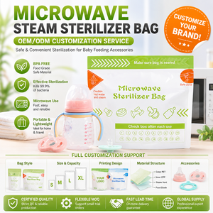 Bolsas <span class=keywords><strong>de</strong></span> Esterilización Portátiles Personalizadas <span class=keywords><strong>para</strong></span> Biberones - Bolsas Esterilizadoras a Vapor <span class=keywords><strong>para</strong></span> <span class=keywords><strong>Microondas</strong></span> <span class=keywords><strong>para</strong></span> Tetinas, Chupetes y Accesorios <span class=keywords><strong>de</strong></span> Alimentación - Product Image 3