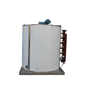 Evaporador de hielo en escamas: sistema de refrigeración con amoníaco y freón para una producción de hielo eficiente
