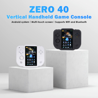 Nueva consola de juegos Zero 40, pantalla táctil IPS de 4,0 pulgadas, consola de juegos portátil Retro portátil con sistema Android