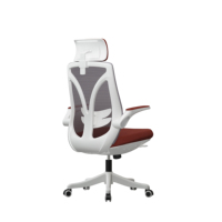 Chaise de meuble/chaise de bureau rotative en maille d'ordinateur avec appui-tête chaise de bureau en maille avec Support lombaire réglable