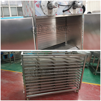 Energiebesparing Hete Lucht Dienblad Droger Machine Oven Voor Het Drogen Van Fruit Groenten Bladeren Pepers En Andere Snacks Snack Droogmachine