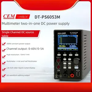 Multimetro <span class=keywords><strong>CEM</strong></span> 2 in 1 E alimentatore <span class=keywords><strong>CC</strong></span> regolabile DT-PS3051M/6053M/3103M - Product Image 2