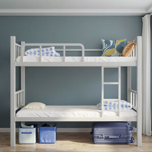 Dubbele staafbedden slaapzaal ijzeren stapelbed met ijzeren frame voor school, appartement of slaapkamer - Product Image 4