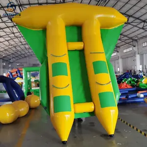 Hermético buen precio colorido inflable agua mosca pez barco Aqua pez volador