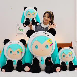 Venta al por Mayor <span class=keywords><strong>de</strong></span> Peluches <span class=keywords><strong>de</strong></span> Alta Calidad <span class=keywords><strong>de</strong></span> Panda Hatsune <span class=keywords><strong>Miku</strong></span> - Muñeca Grande y Adorable, Regalo <span class=keywords><strong>de</strong></span> Peluche Suave y Bonito - Product Image 4