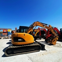Mini-excavatrice CAT 308DCR d'occasion de haute qualité, matériel de construction d'occasion, excavatrice d'occasion à vendre