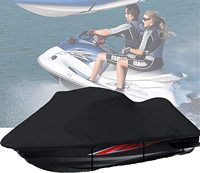 Housse de bateau pour 2 sièges jet ski protège de la pluie, des rayons uv du soleil
