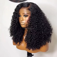 4x4 5x5 13x4 HD dentelle frontale Burnese SDD Pixie perruque bouclée 350% densité supérieure perruque de cheveux humains chauds pour les femmes noires pas cher perruque sans colle