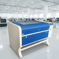 Máquina de Corte y Grabado Láser CO2 de 1000x600 mm, 100-130 W, Refrigerada por Agua, Ruida DXF/DST, para Piedra, Madera, Papel, Contrachapado, Vidrio, Cristal