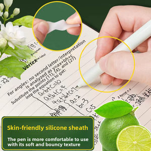 Deli Geparfumeerde Zwarte Inktgelpen Met 0.5Mm Intrekbare Tip Glad Hoge Esthetische Waarde Voor Huiswerkexamens Van Studenten Eenvoudig Ontwerp - Product Image 4