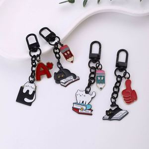 Porte-clés en métal émaillé personnalisé, style vintage, imperméable, léger, logo 3D personnalisé, souvenir promotionnel - Product Image 2
