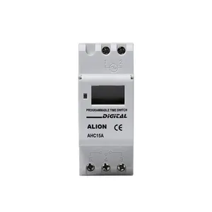 ALION AHC15A 220-240VAC Rel Internal dan Mingguan, Pengatur Waktu Digital LCD Elektronik Dapat Diprogram