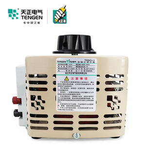 เครื่องควบคุมแรงดันไฟฟ้าเท็นเก้น 1kVA 220V เฟสเดียว ปรับแรงดันขาออกได้ 0-250V 300V แกนทองแดงแบบวงแหวน - Product Image 2