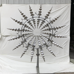 Usine personnalisée artificielle en acier inoxydable éclairage métallique cinétique Sculpture <span class=keywords><strong>Art</strong></span> à vendre - Product Image 2