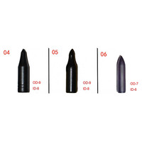 Pointes de flèches de tir à l'arc pour cibles, pointes d'entraînement à coller sur flèches en bambou pour flèches de diamètre extérieur 8 mm / 7 mm / 6 mm