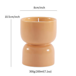 Portavelas de Cerámica Dongfang Redondo DF1425, Decoración para el Hogar, Regalo, Candelabro de Cerámica - Product Image 2