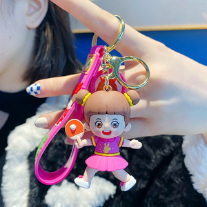 2025 dibujos animados lindo deporte chica goteo llavero baloncesto llaveros para mochila Taekwondo llavero listo para enviar - Product Image 2