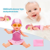 Poupée de natation JinYing, cadeaux pour enfants, été, plage, salle de bain, flottante, bras oscillant, dos nu, freestyle, poupée de natation électrique de 13 pouces