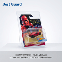 Emballage en blister personnalisé en PET PP, emballage en blister transparent pour l'affichage des jouets, plateau en blister pour jouets en plastique thermoformé OEM