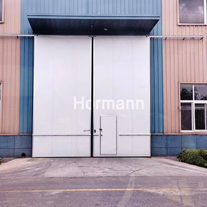 <span class=keywords><strong>Puerta</strong></span> especial de <span class=keywords><strong>dos</strong></span> puertas correderas, tablero de color de doble cara, material de relleno de aislamiento, almacén y taller - Product Image 6