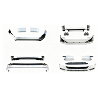 Kit de carrosserie modifié pour Toyota Land Cruiser Prado LC150 2018-2023, comprenant un pare-chocs, un becquet et un ensemble d'accessoires de garniture.