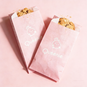 Bolsas <span class=keywords><strong>de</strong></span> Papel Kraft Rosa Reciclables <span class=keywords><strong>de</strong></span> Grado Alimenticio Personalizadas con Logotipo para Pan, Galletas, Baguettes, Bolsas <span class=keywords><strong>de</strong></span> Embalaje para Cafeterías y Panaderías - Product Image 4