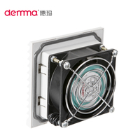 Protection IP54, filtration efficace de la poussière, ventilateur de refroidissement d'armoire en ABS ignifuge UL94-V0 pour la ventilation des boîtiers électriques