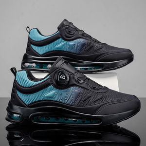 カスタム卸売軽量エアクッションランニングシューズ、速乾レースアップスニーカー、メンズカスタムロゴカジュアルシューズメーカー - Product Image 4