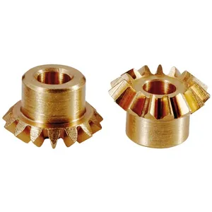 0.5M 12T 1.9mm inner hole Brass copper straight bevel gear 1:1 for rc car