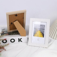 Dekorasi rumah mode desain bingkai kayu Modern bingkai foto Digital bingkai foto logo promosi hadiah disesuaikan