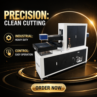 Machine de marquage laser CO2 en cabinet 30W 50W 100W 130W 150W avec source laser cohérente pour matériaux non métalliques