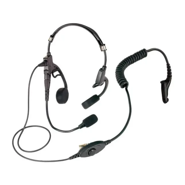 Trbow PMLN5101A PMLN510 walkie talkie IMPRES Headset with Noise Cancelling Boom Mic for Motorola APX 6000 XPR6550 two way radio