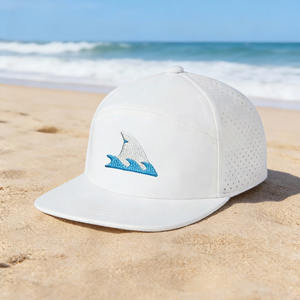 Gorra Trucker de Malla Transpirable de 5 Paneles con Visera Plana Estructurada, Gorra Deportiva de Béisbol, Fábrica de Vietnam - Product Image 1