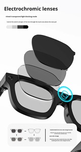 Lunettes Intelligentes IA Personnalisées en Gros avec Enregistrement Vidéo HD 1080p 800MP, Verres Électrochromiques, Prise <span class=keywords><strong>de</strong></span> <span class=keywords><strong>Vue</strong></span> Intelligente, Étanchéité IPX-6 et Batterie 220mAh - Product Image 3
