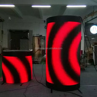 Pantalla LED Curva Inmersiva P1.5-2.9 Tipo Túnel del Tiempo para Estudios de Realidad Virtual y Realidad Aumentada, Museos