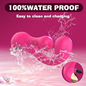 เครื่องสั่นกระตุ้นจุดจีและคลิตอริส SY MTW-062 แบบ 3-in-1 7 ระดับความถี่ กันน้ำ 100% ชาร์จผ่าน USB ผลิตจากวัสดุลาเท็กซ์ สำหรับการสำเร็จความใคร่ด้วยตนเองของผู้หญิง - Product Image 6