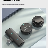 Mikrofon Nirkabel Magnetik M1 Terlaris Desain Siaran Langsung Rekaman Video Pendek Pengurangan Kebisingan Satu Klik Klip Lavalier