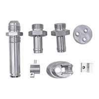 Supports métalliques usinés sur mesure en aluminium CNC, supports de fixation, douilles filetées, composants métalliques de précision, fabricant OEM