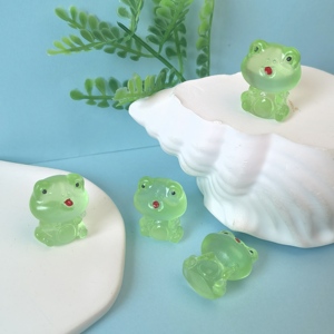Mini Ranas de Resina, 100 Piezas, Figuras Verdes Pequeñas, Miniaturas de Plástico, Ranas Diminutas para Esconder <span class=keywords><strong>en</strong></span> el Jardín, Decoraciones para el Año Nuevo Chino - Product Image 5
