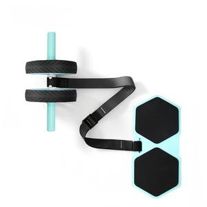 Rodillo Abdominal Profesional Micogo de Doble <span class=keywords><strong>Rueda</strong></span> con Banda de Resistencia Ajustable y Rodillera, <span class=keywords><strong>Rueda</strong></span> de Entrenamiento Abdominal con Rebote Automático - Product Image 5